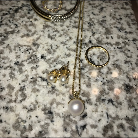 David yurman Pearl Earrings with Diamonds - Picture 7 of 9